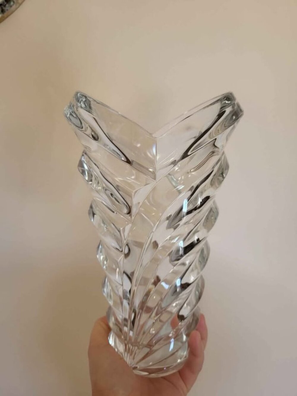 Mikasa Vintage Crystal 9'' Vase